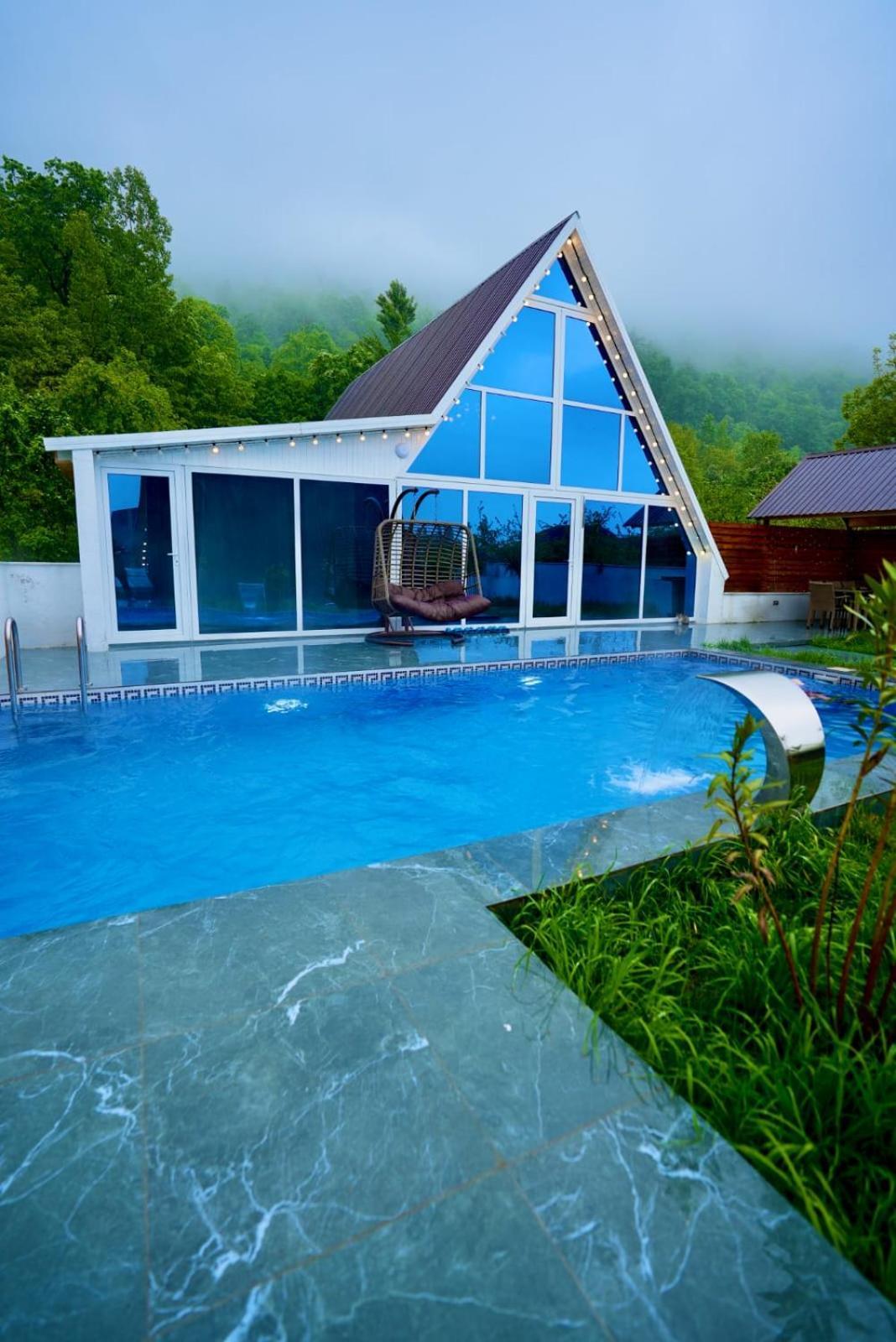 3Gozel Aframe Villa Gabala Eksteriør bilde