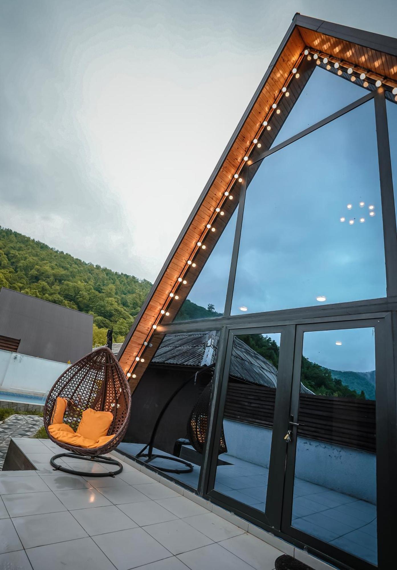 3Gozel Aframe Villa Gabala Eksteriør bilde